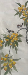 麻雀四條屏（一）Sparrows Panel 1 — Master Jiang Jinqing