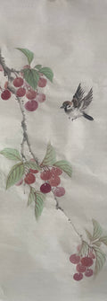麻雀四條屏（四）Sparrows Panel 4 — Master Jiang Jinqing